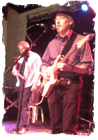 Brian Heywood & Greg Hunt performing with the Bluetongue Bush Ceilidh Band at The National Festival in 2013